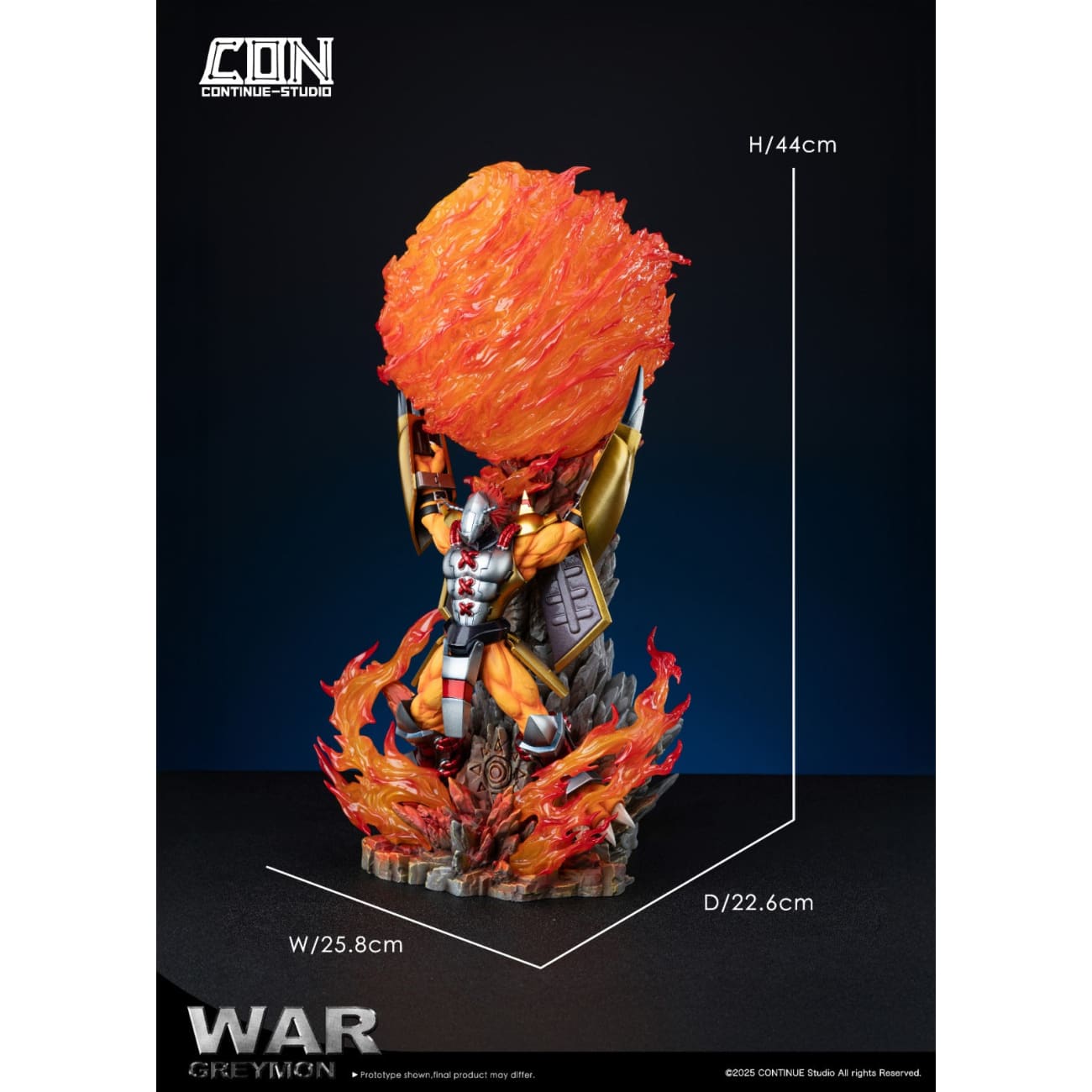 Continue Studio - War Greymon Gaia Energy Cannon [2 Variants]