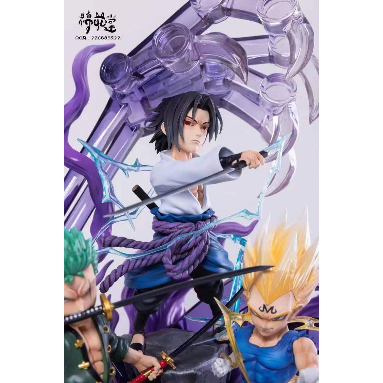 Cotton Studio/ Mian Hua Tang - Roronoa Zoro, Vegeta & Sasuke Uchiha