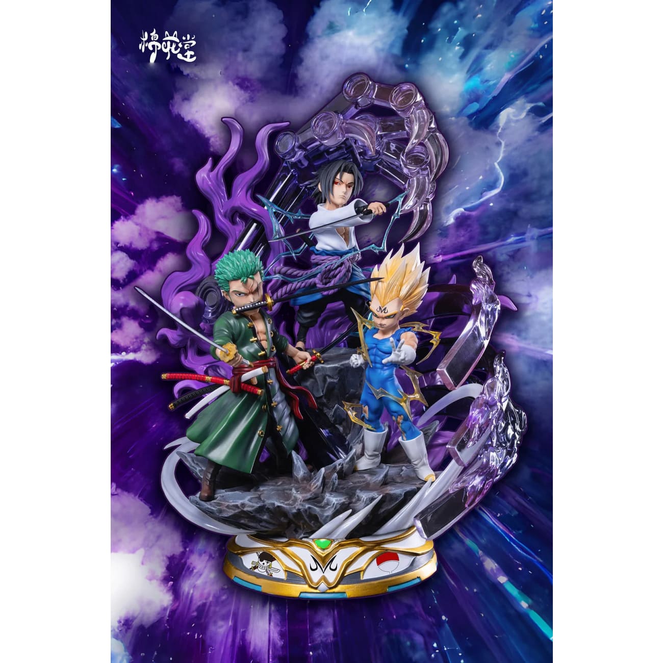 Cotton Studio/ Mian Hua Tang - Roronoa Zoro, Vegeta & Sasuke Uchiha