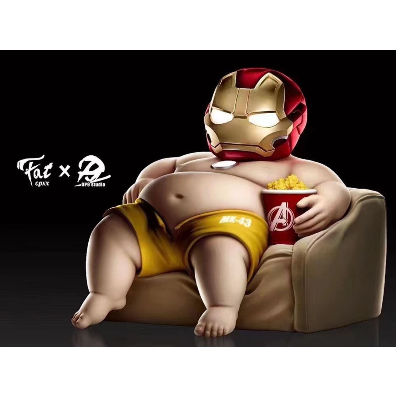 CPXX Studio X DP9 Studio - Couch Potato with Iron Man MK43 Helmut 2.0
