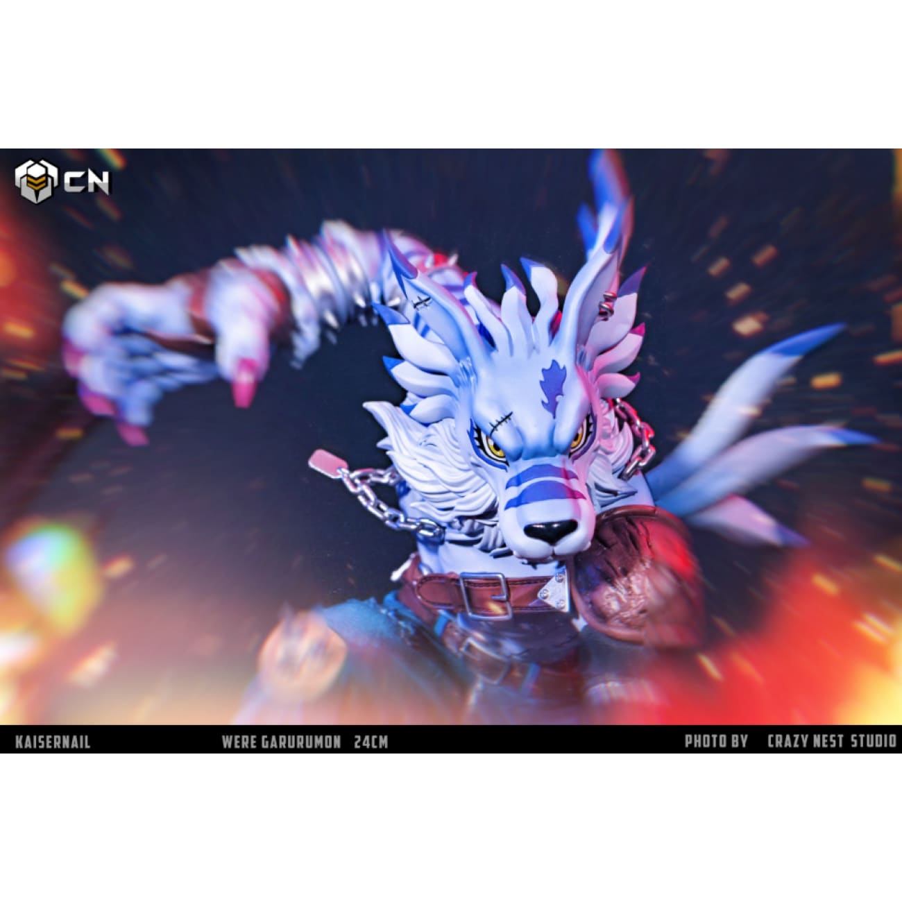 Crazy Nest Studio - Kaiser Nail WereGarurumon