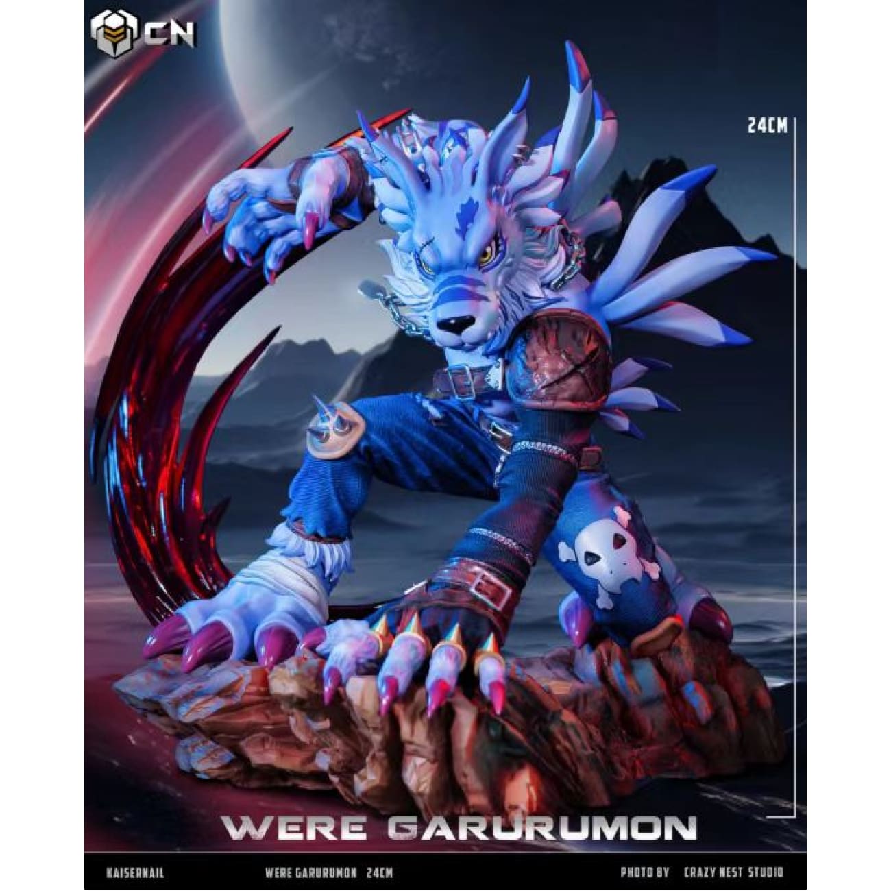 Crazy Nest Studio - Kaiser Nail WereGarurumon