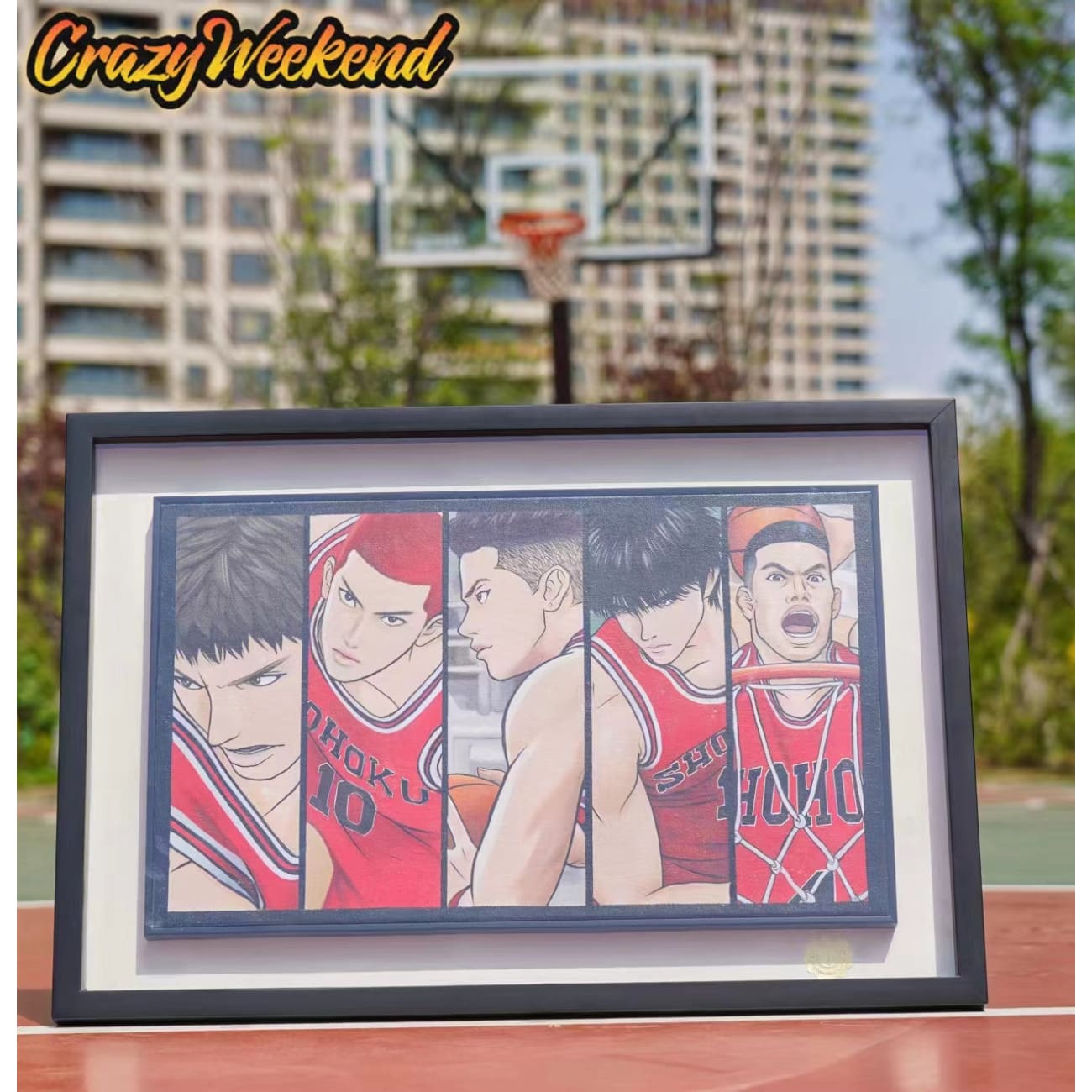 Crazy Weekend - Youth Never Gone: 'The First Slam Dunk' Oil Painting