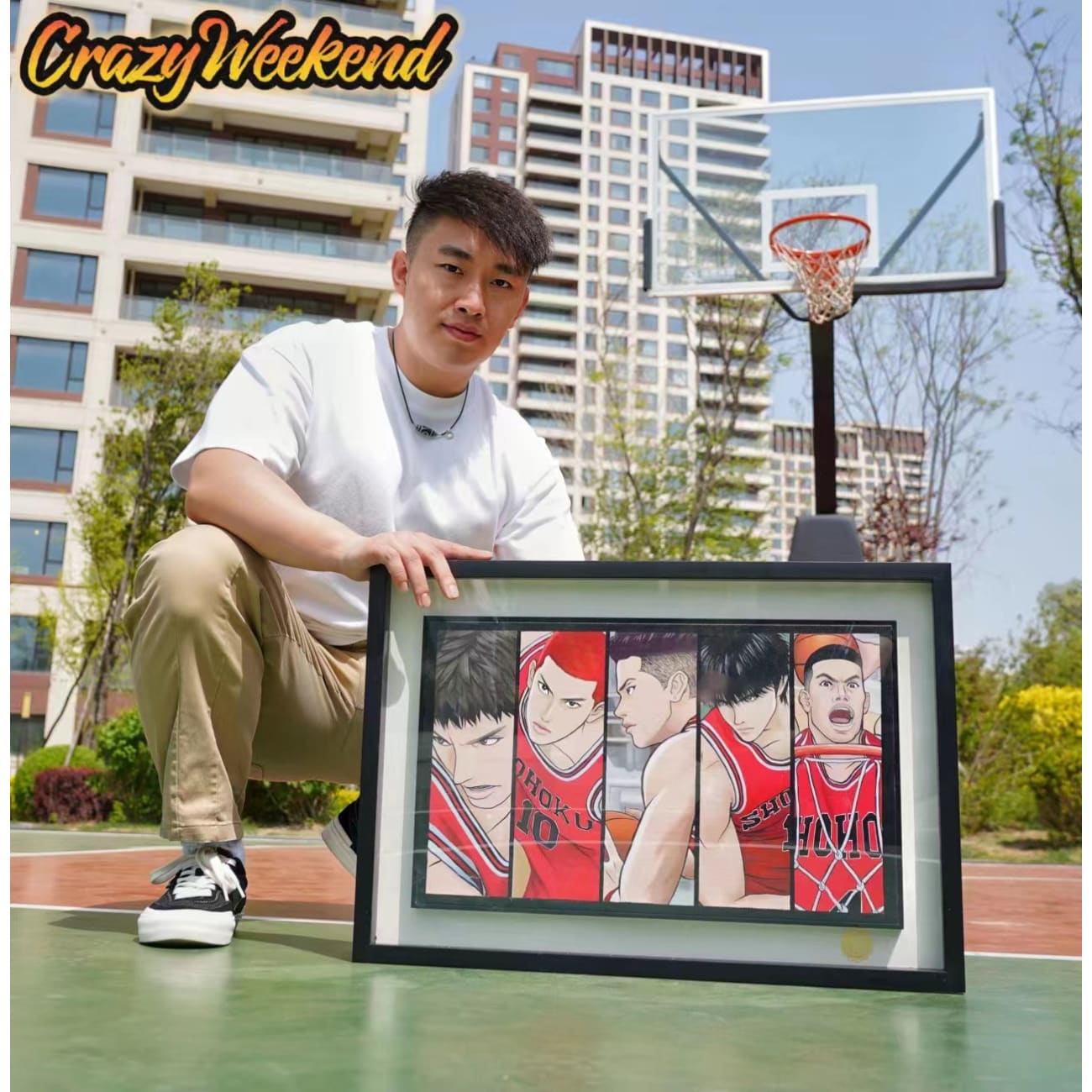Crazy Weekend - Youth Never Gone: 'The First Slam Dunk' Oil Painting