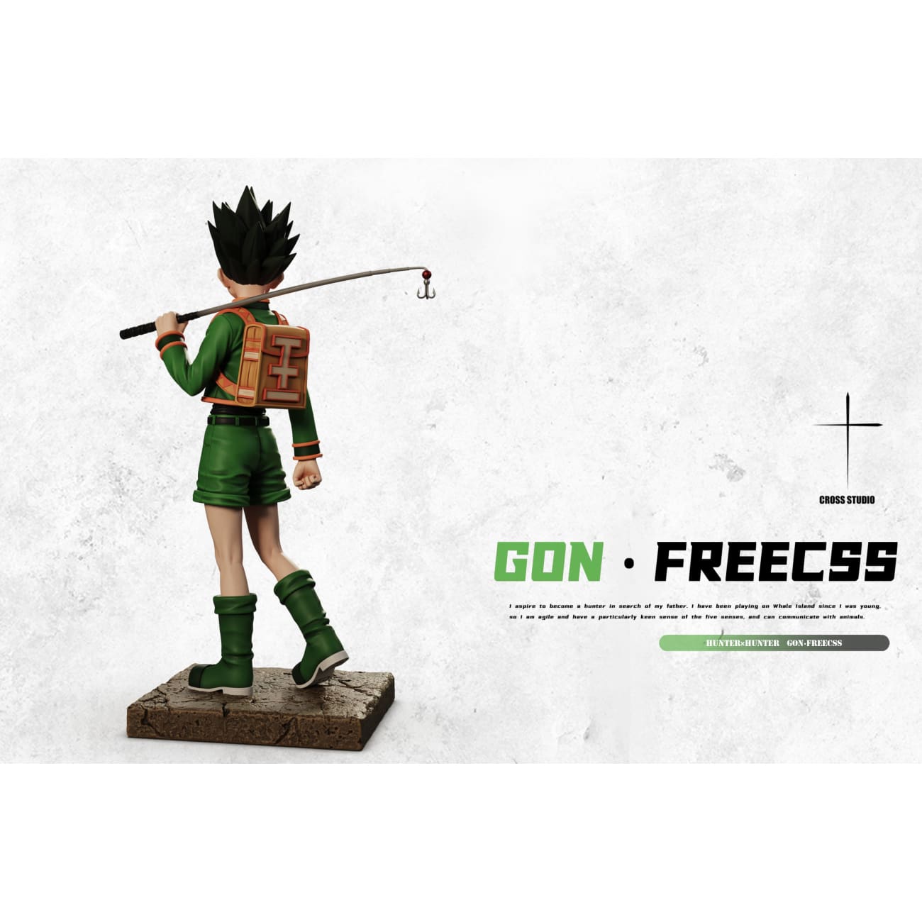 Cross Studio - Gon Freecss Taking Fishing Rod