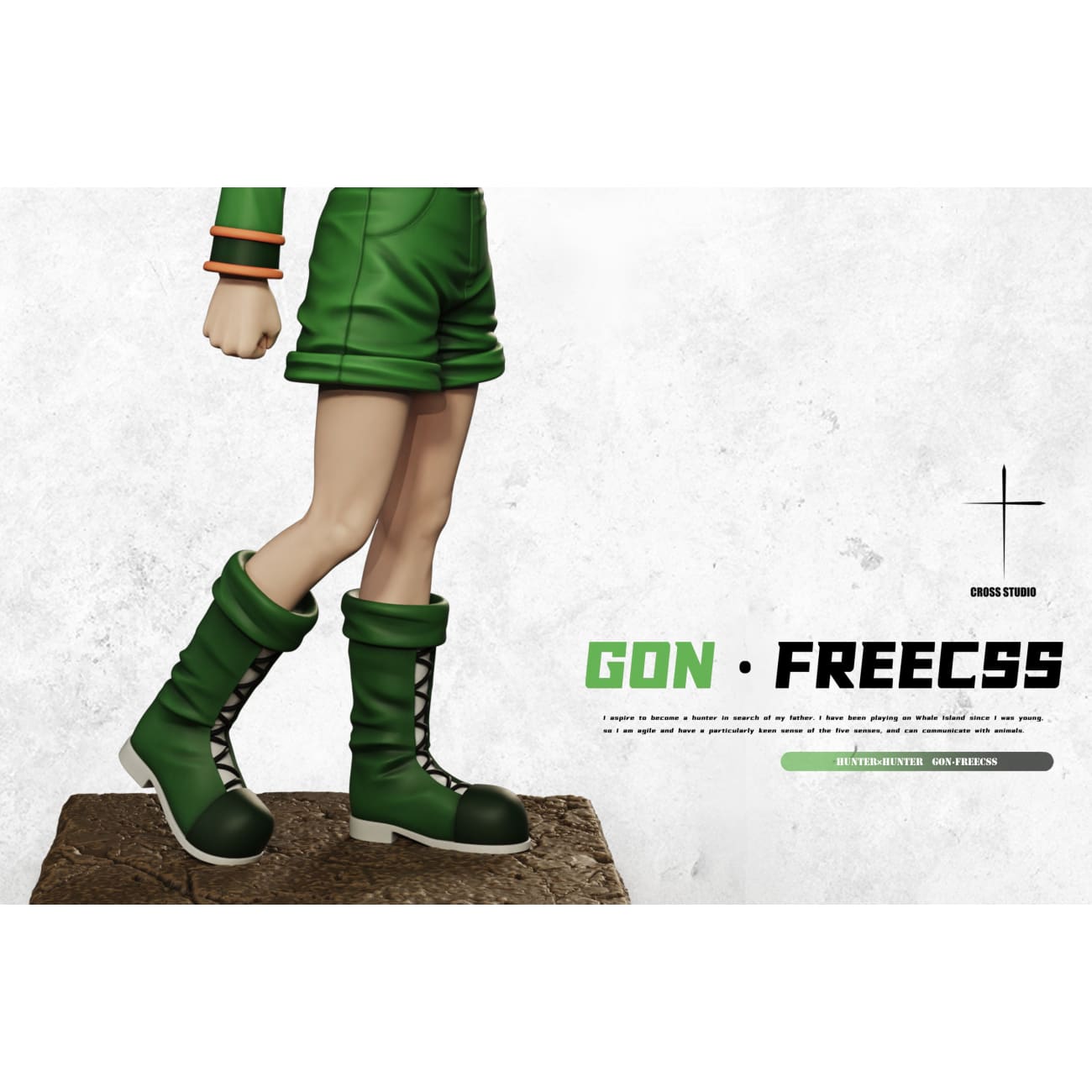 Cross Studio - Gon Freecss Taking Fishing Rod