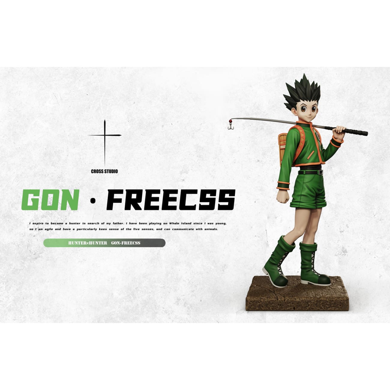 Cross Studio - Gon Freecss Taking Fishing Rod