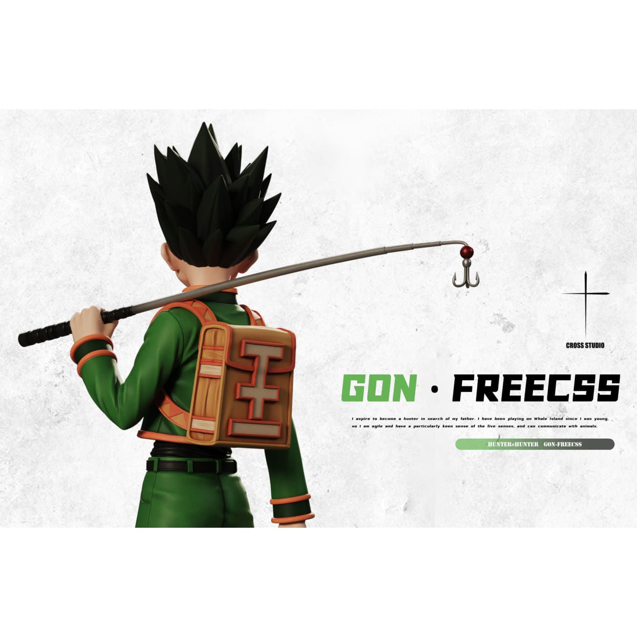 Cross Studio - Gon Freecss Taking Fishing Rod