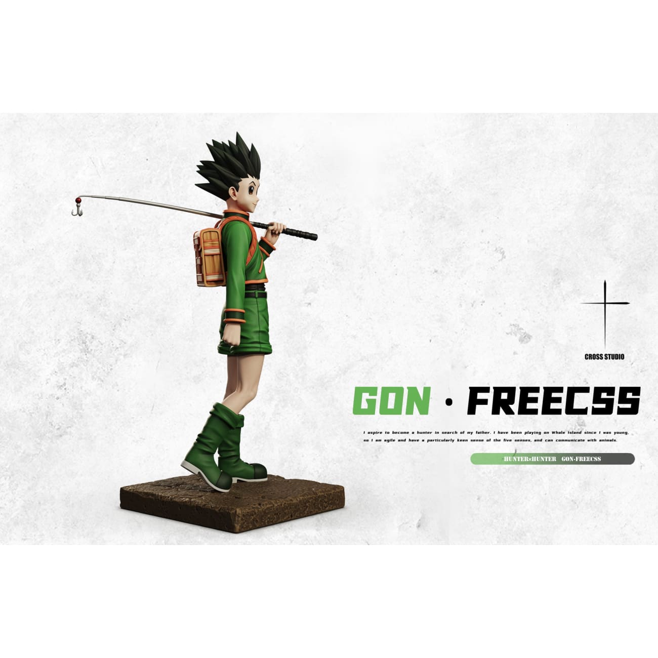 Cross Studio - Gon Freecss Taking Fishing Rod