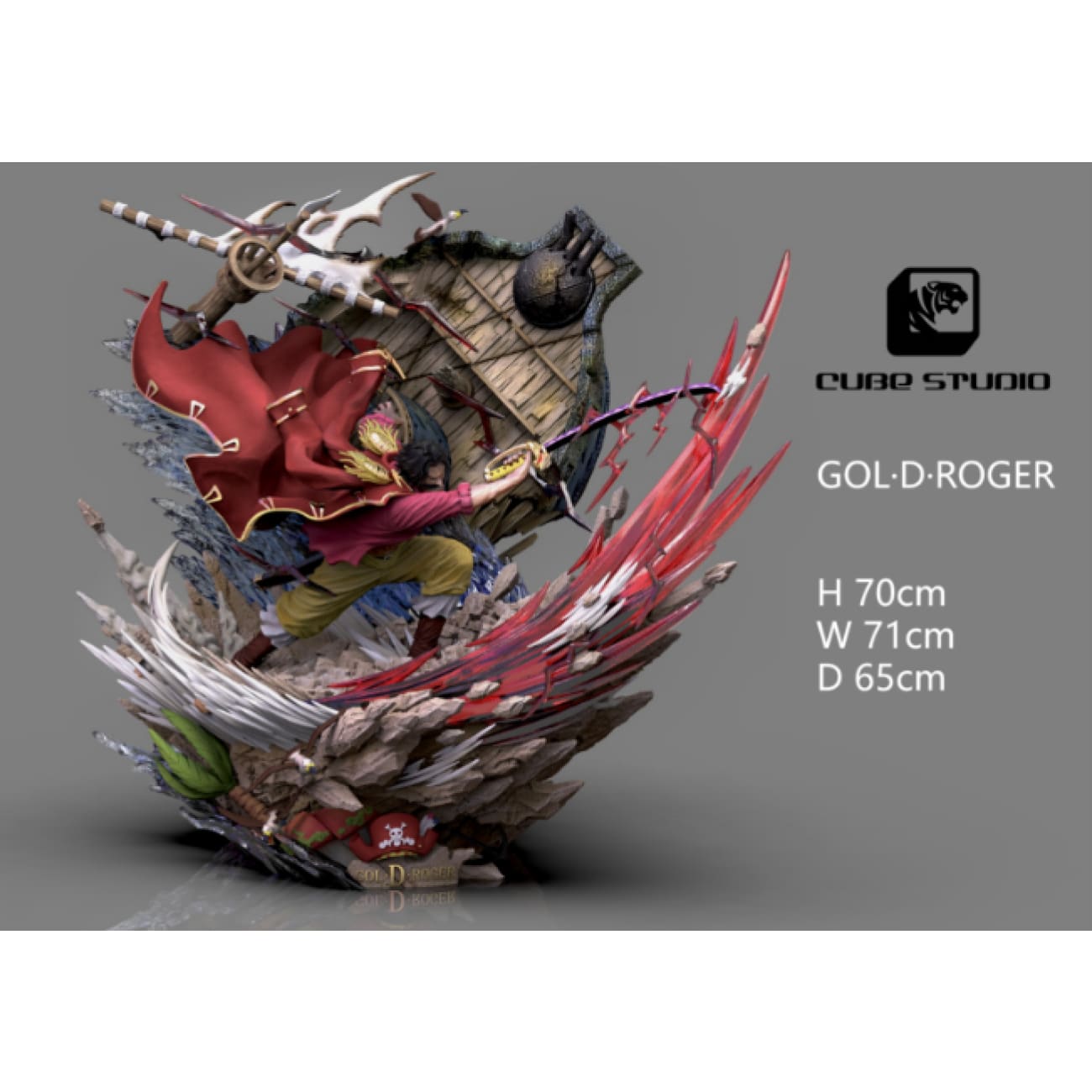 CUBE Studio - Gol D. Roger [4 Variants]