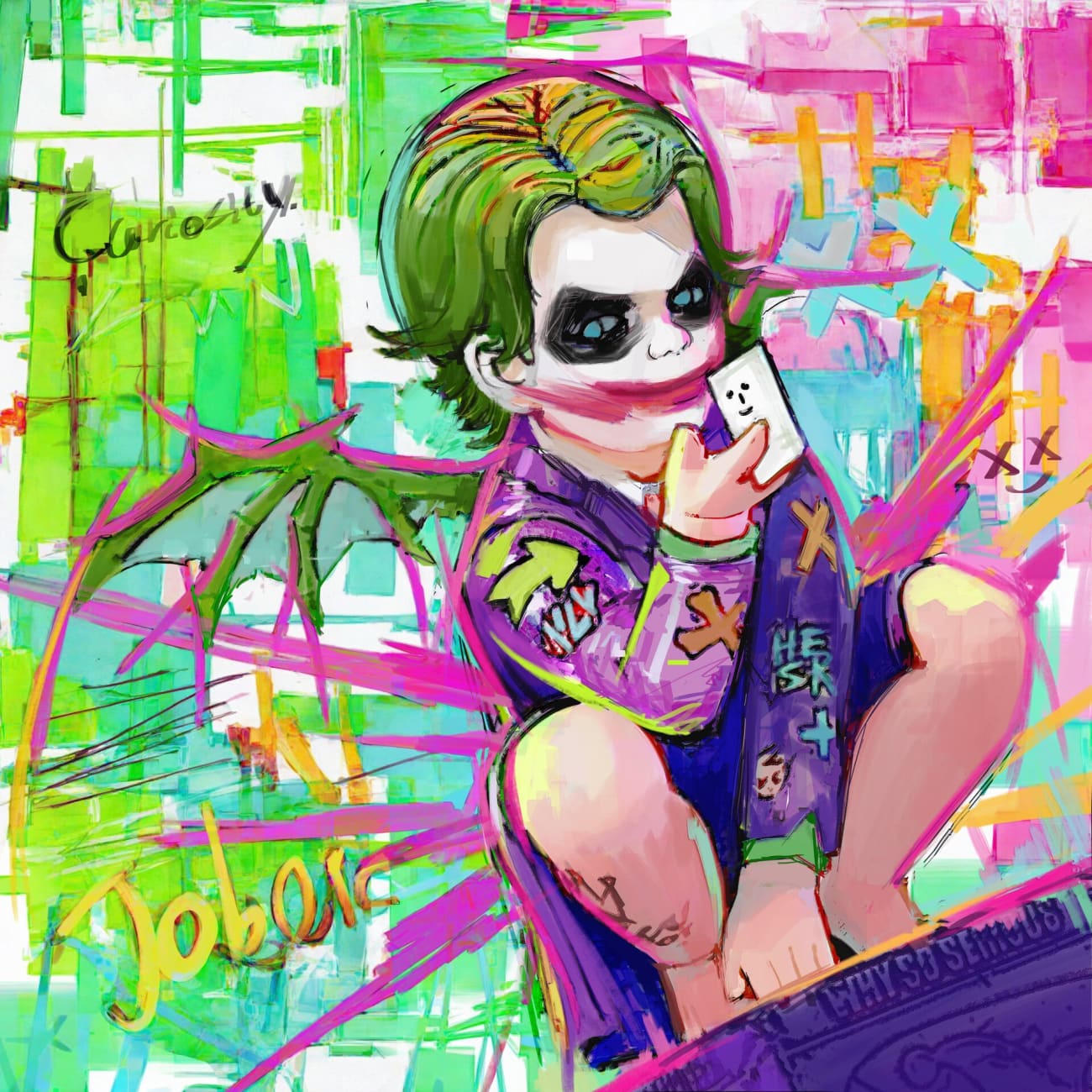 Curiosity Art x WeArtDoing - Little Joker / Bat Boy [6 Variants]