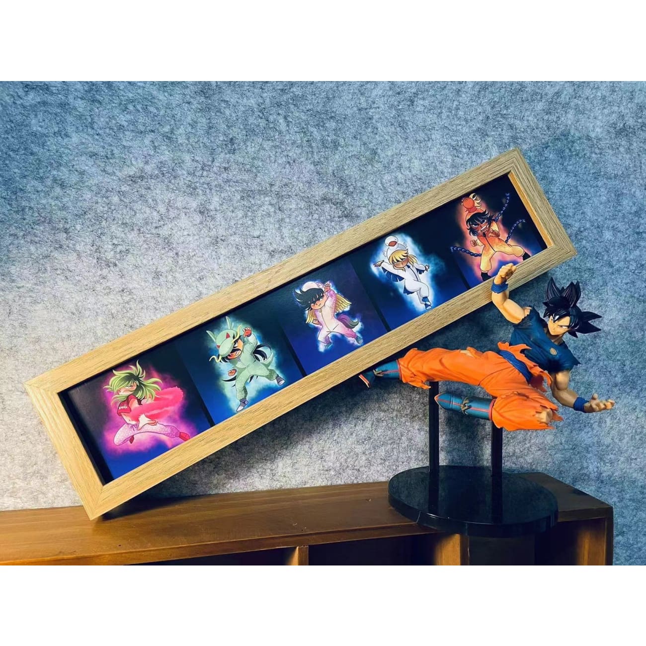 Cute version Saint Seiya character poster frame