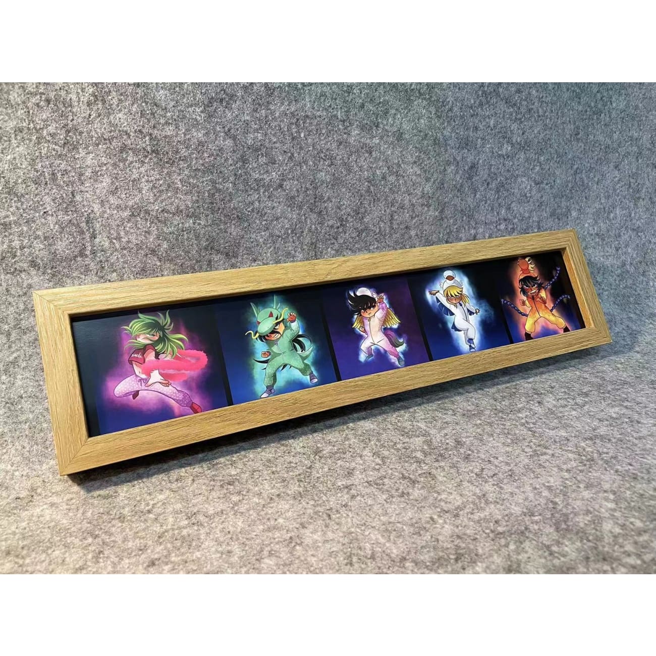 Cute version Saint Seiya character poster frame