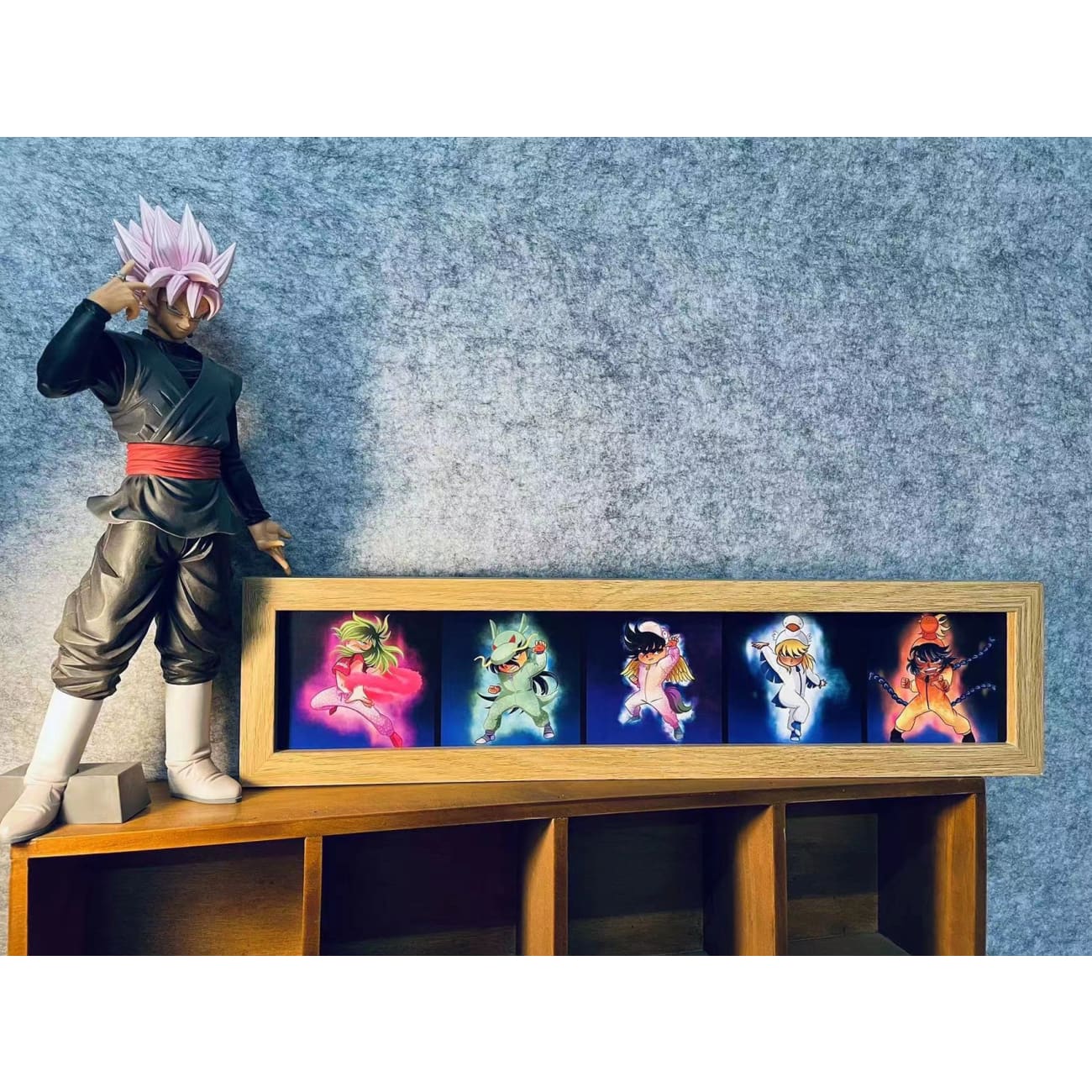 Cute version Saint Seiya character poster frame