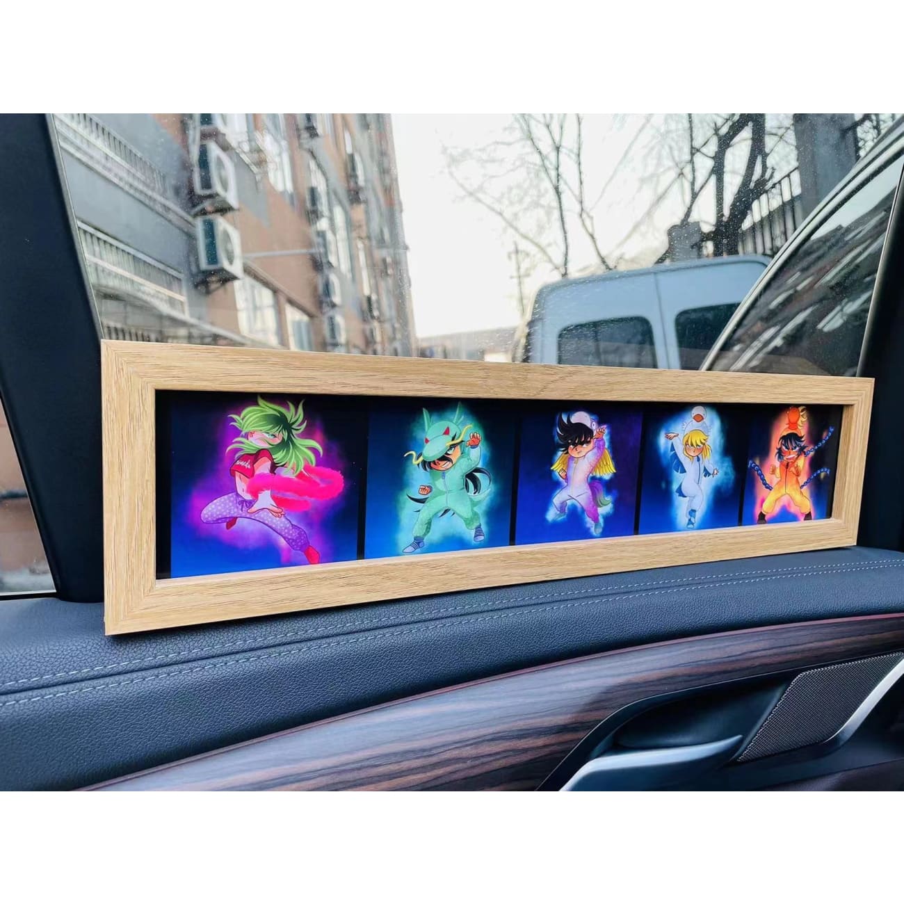 Cute version Saint Seiya character poster frame