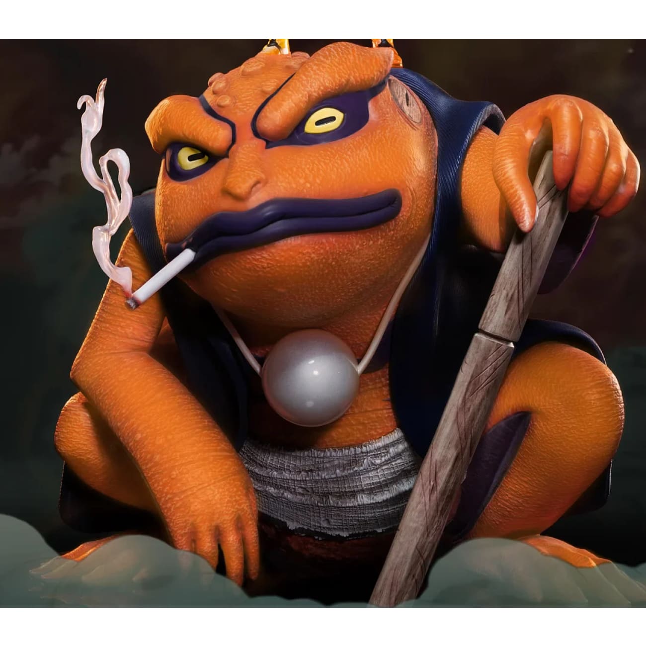 CW Studio - Nine-Tails Chakra Mode / Kurama Mode Naruto Uzumaki / Gamakichi 