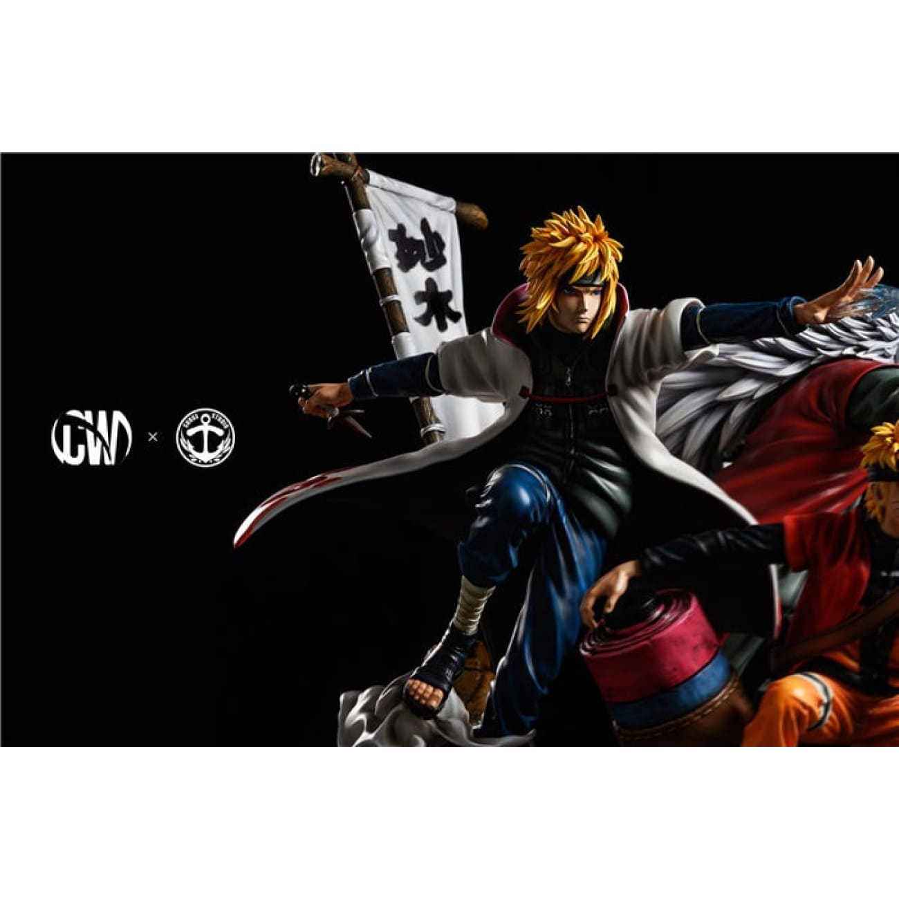 CW X Surge Studio - Namikaze Minato, Uzumaki Naruto & Jiraiya [1/7 scale]