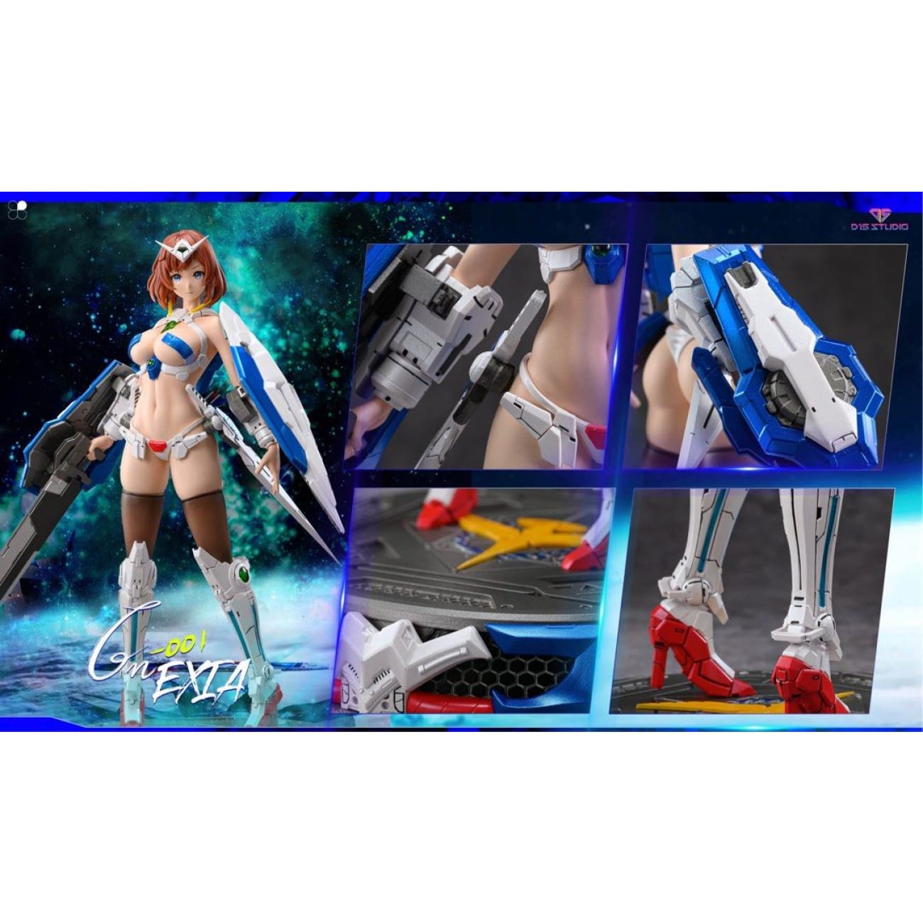 D15 Studio - Gundam Girl Exia [GN001--EXIA][2 Variants]