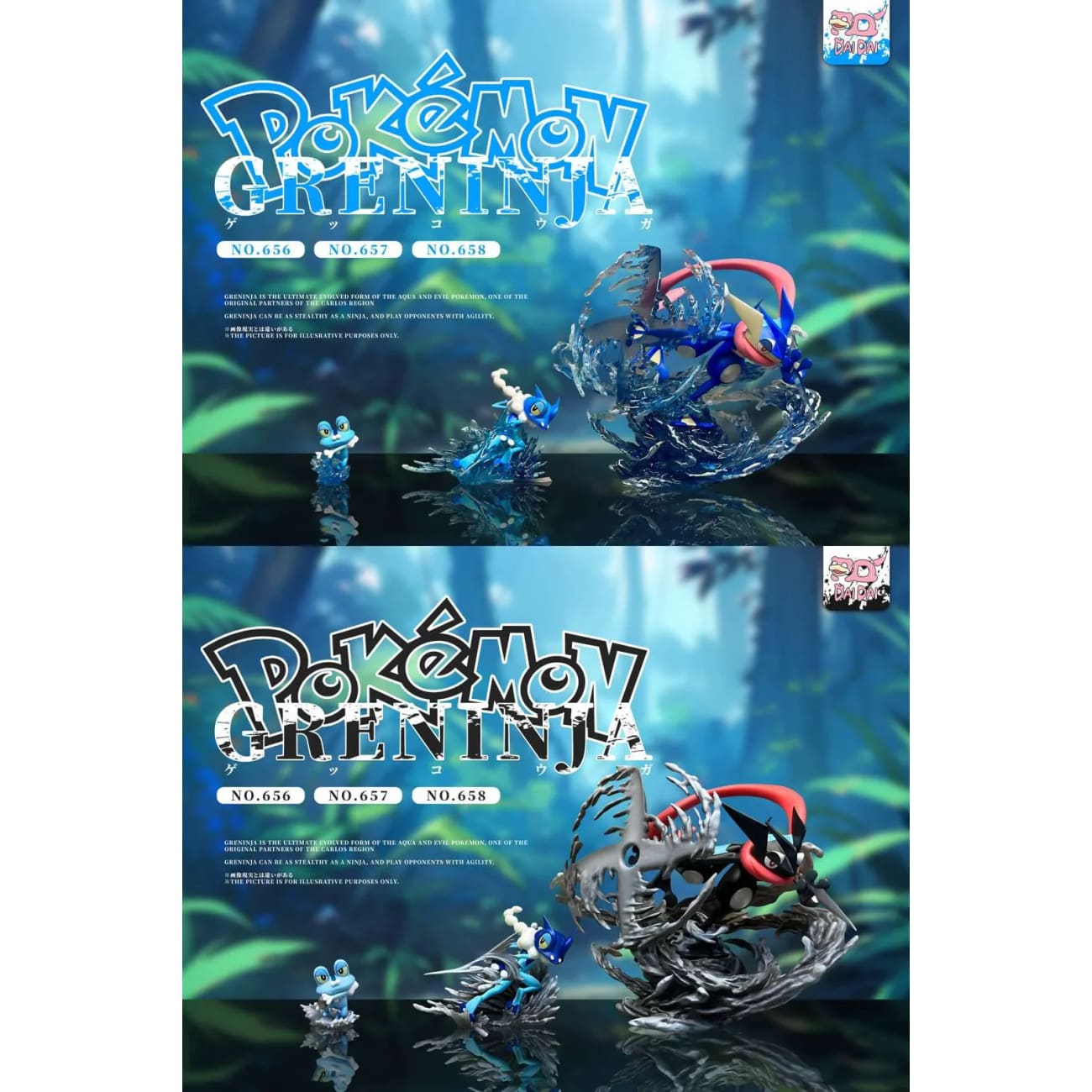 Dai Dai Studio - Greninja Evolution Group [4 Variants]
