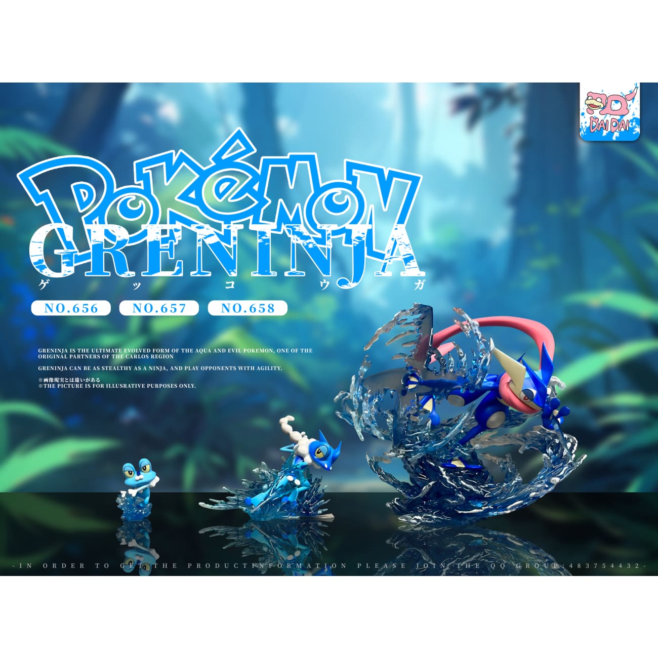 Dai Dai Studio - Greninja Evolution Group [4 Variants]