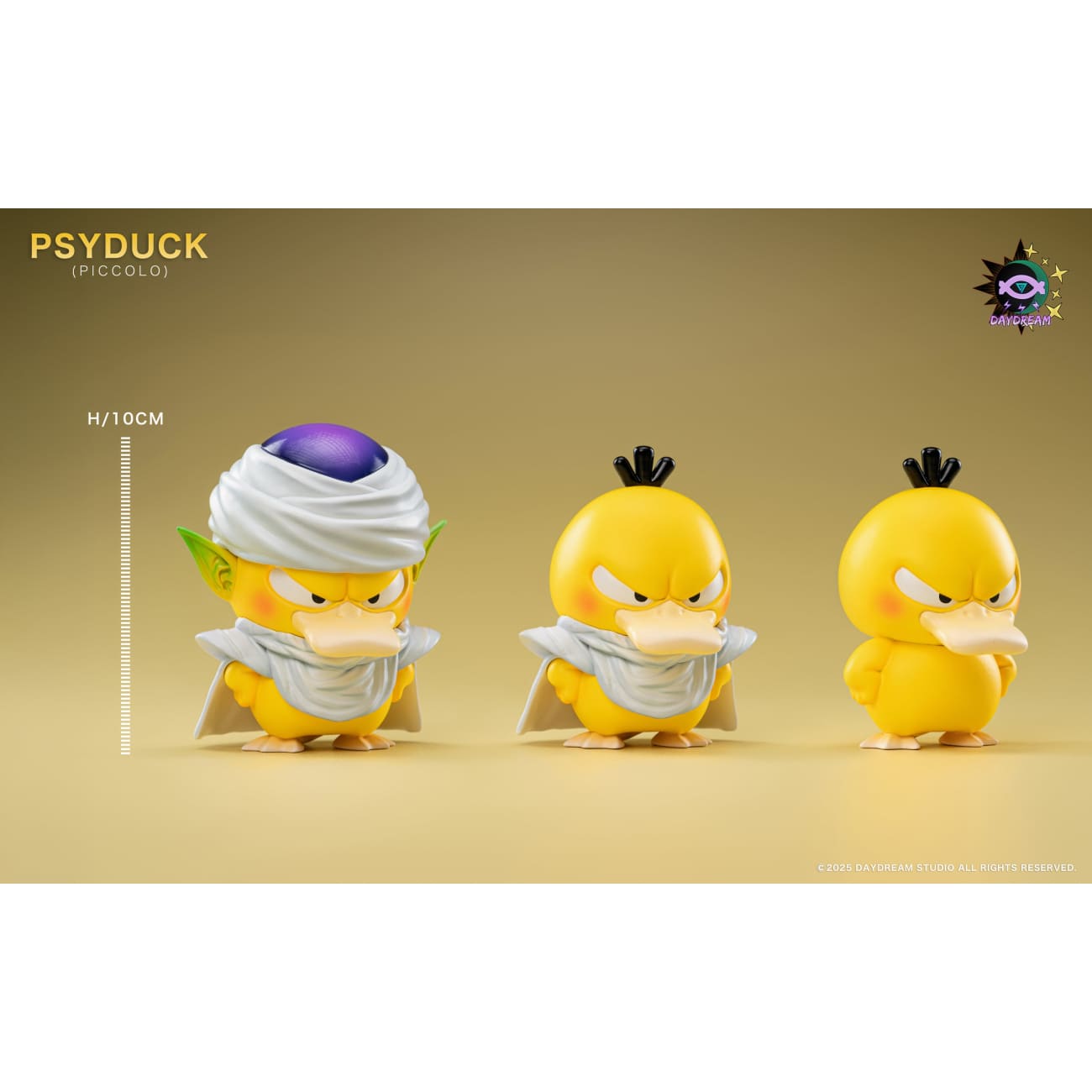 Daydram Studio - Psyduck Cos Piccolo / Frieza / Majin Buu [3 Variants]