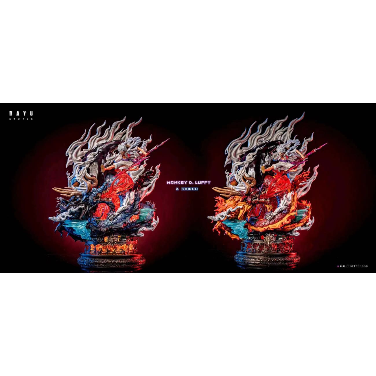 DAYU studio - Sun God Nika Luffy Gear 5 VS Beast Form Kaido [4 Variants]