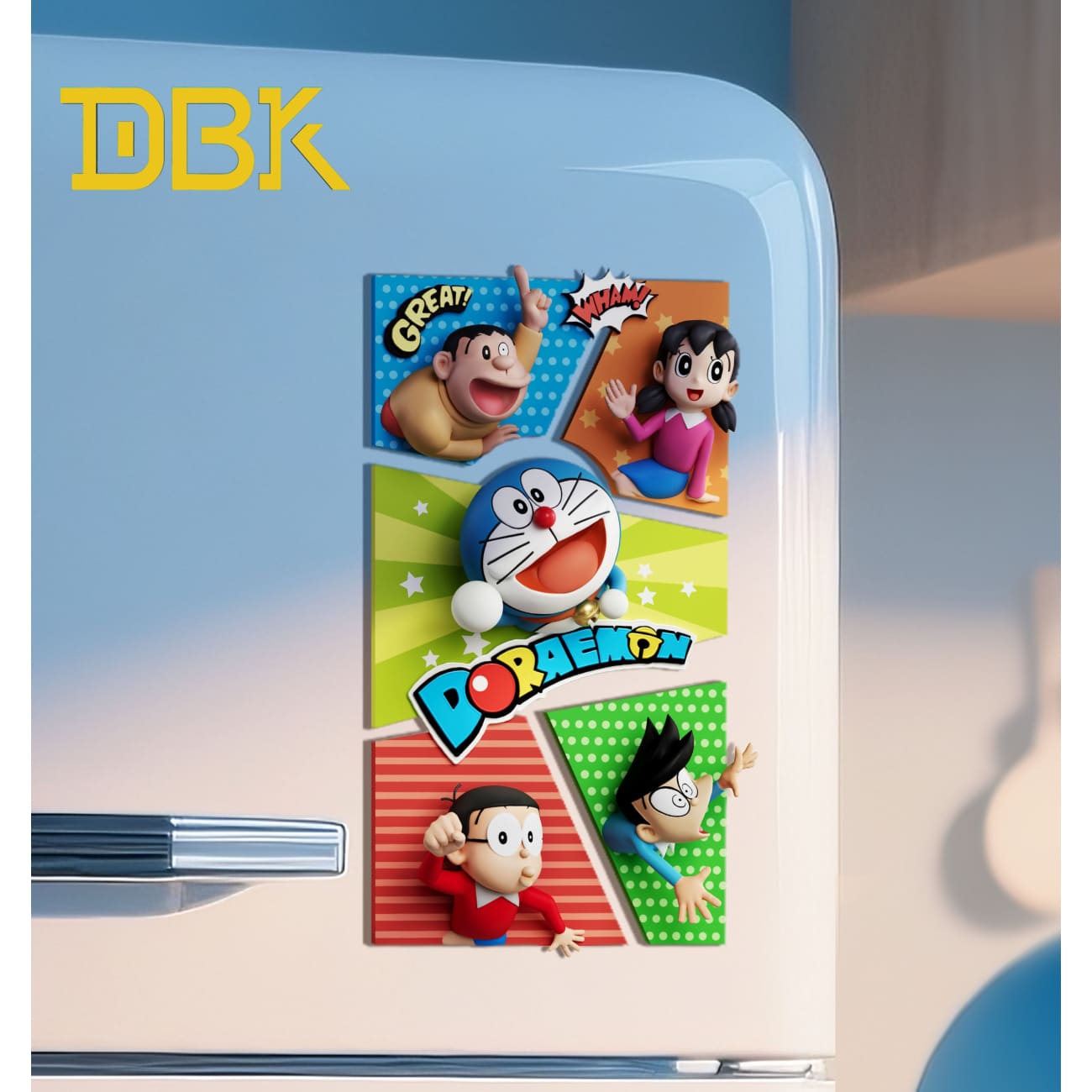 Dbk Studio - Doraemon Fridge Magnet Set - Pre-Order - Full