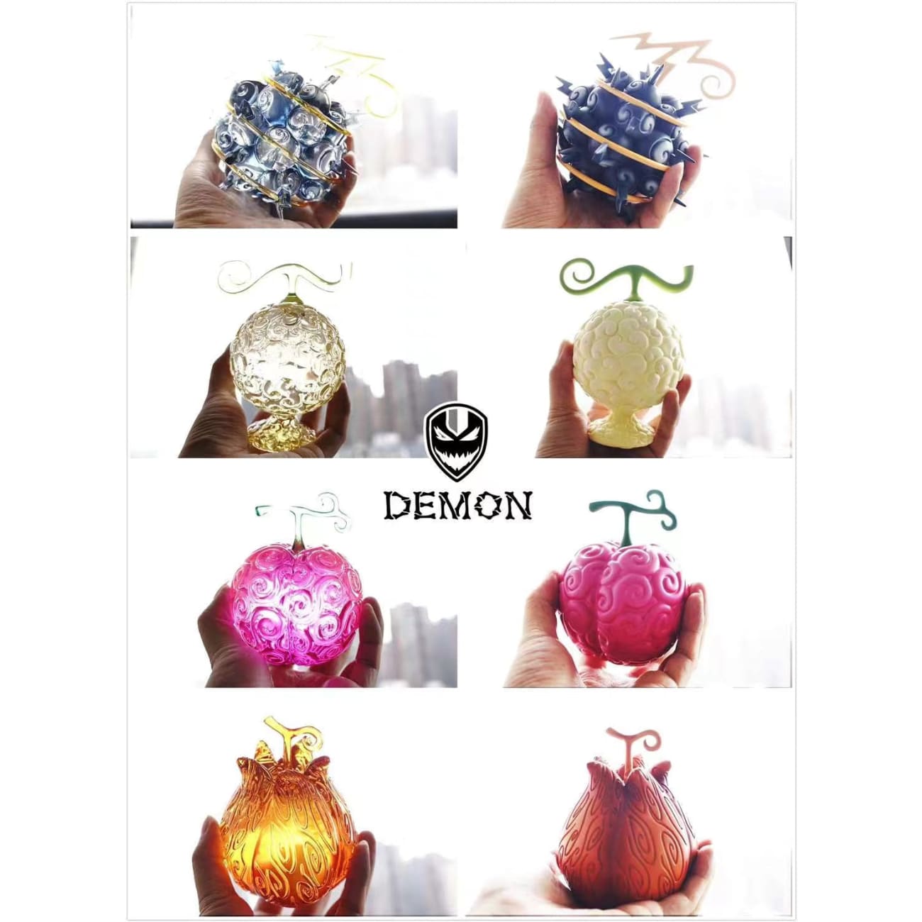 Demon Studio - Devil Fruit #10 Series [Jiki Jiki no Mi / Mochi Mochi no Mi / Sube Sube no Mi / Kusa Kusa no Mi][Solid Version / Transparent Version]