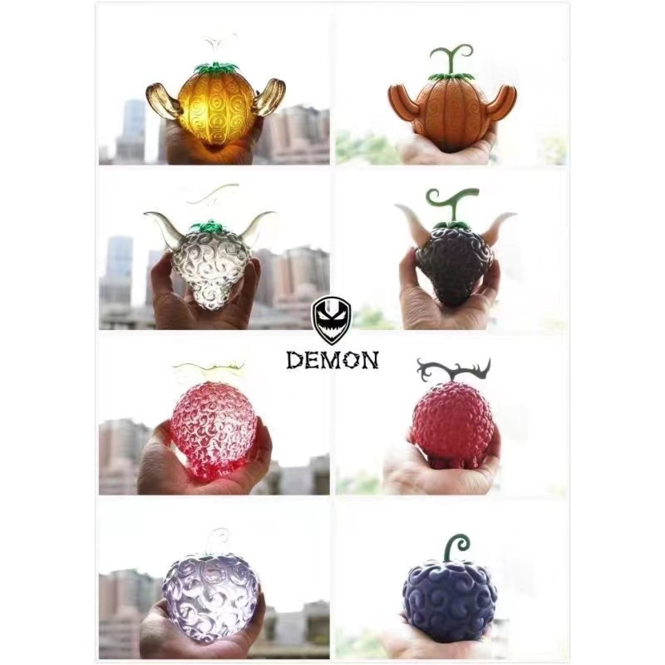 Demon Studio - Devil Fruit 8th series - Suna suna/ Ushi Ushi/ Yomi Yomi/ Sara Sara [Transparent/ Solid]