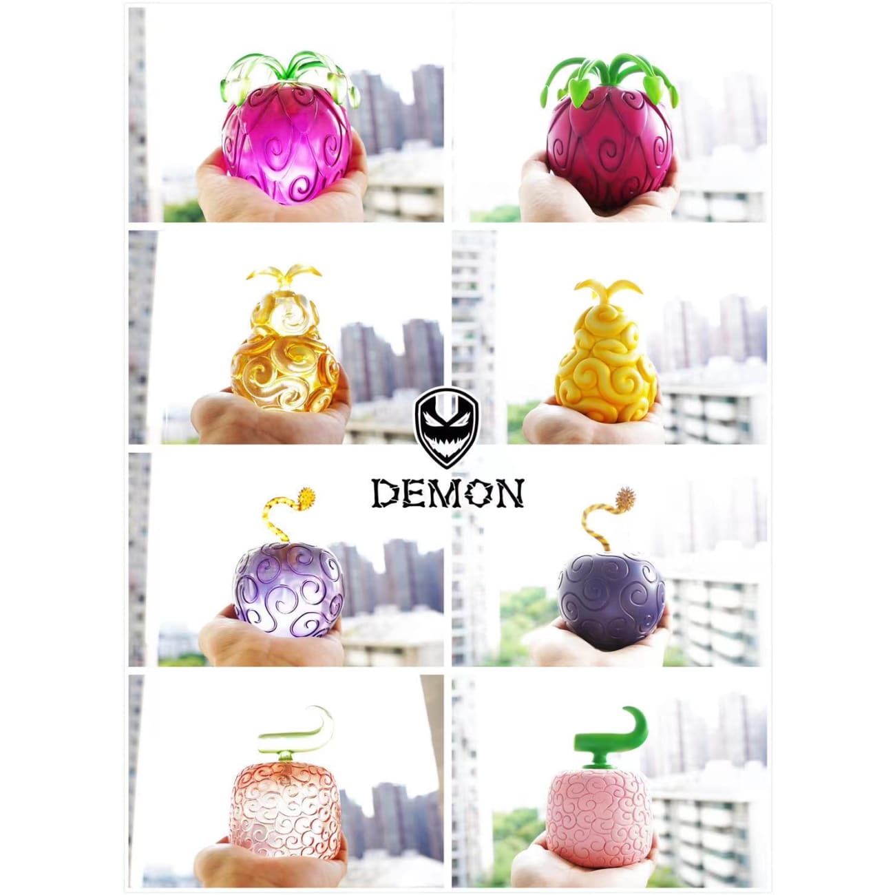 Demon Studio - Devil Fruit [Hebi Hebi no Mi, Gour Goru no Mi, Bomu Bomu no Mi, Kiro Kiro no Mi] 