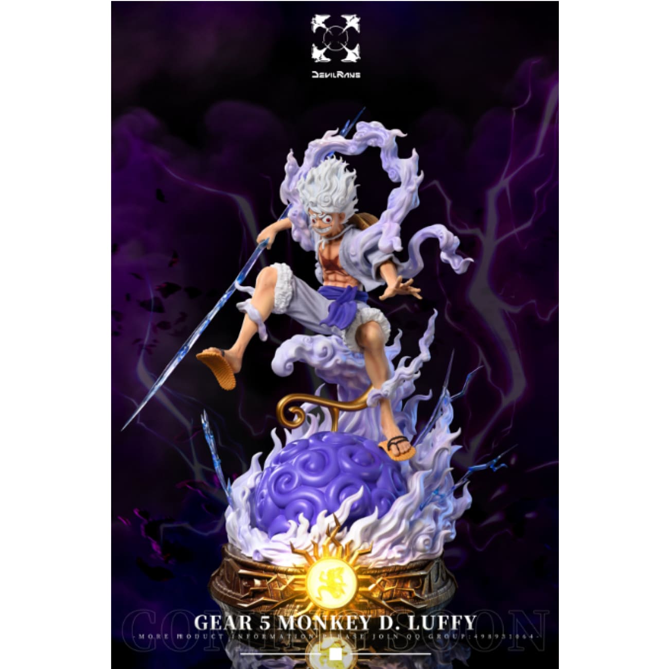 Devil Rans Studio - Gum-Gum Fruit & Sun God Nika Monkey D. Luffy