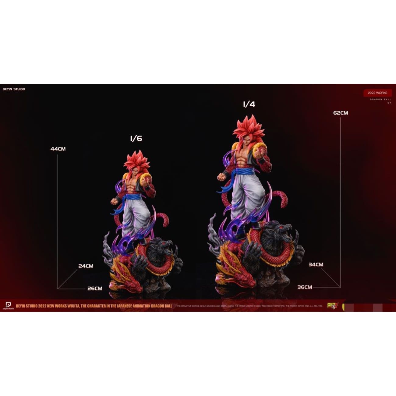 Deyin Studio - Super Saiyan 4 Gogeta [2 Variants]