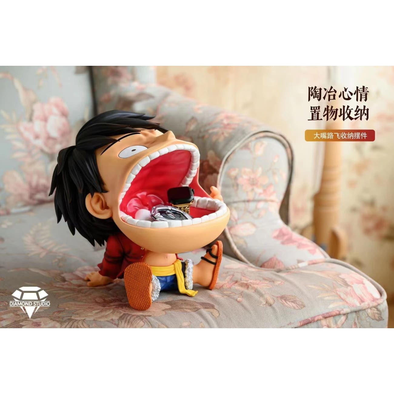 Diamond Studio - Open Mouth Monkey D. Luffy Storage Ornaments