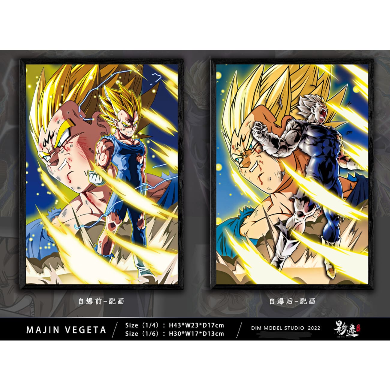 Dim Model Studio - Majin Vegeta [Before Sacrifice Version / After Sacrifice Version]