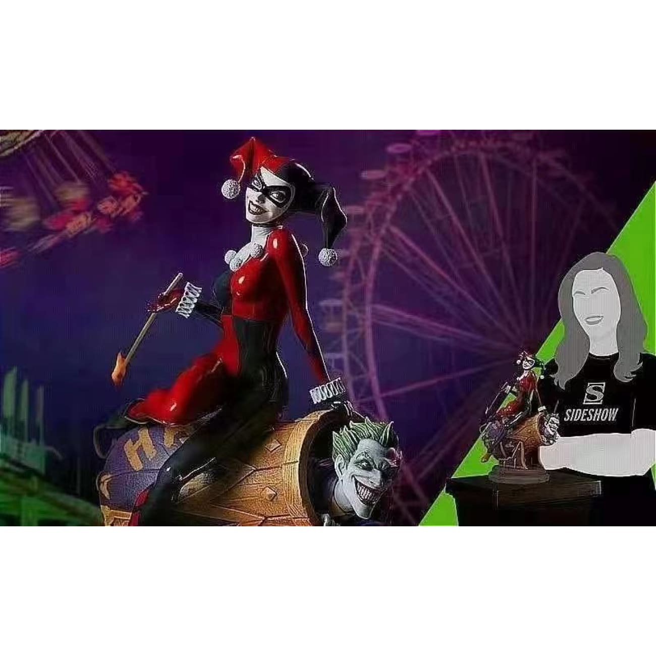 Diorama by Sideshow Collectibles - Harley Quinn and The Joker