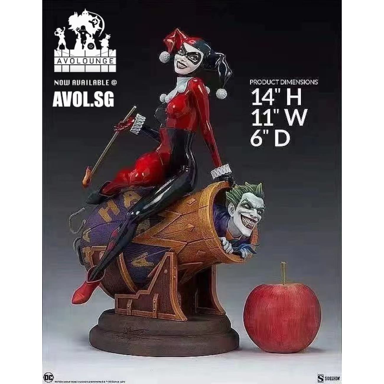 Diorama by Sideshow Collectibles - Harley Quinn and The Joker