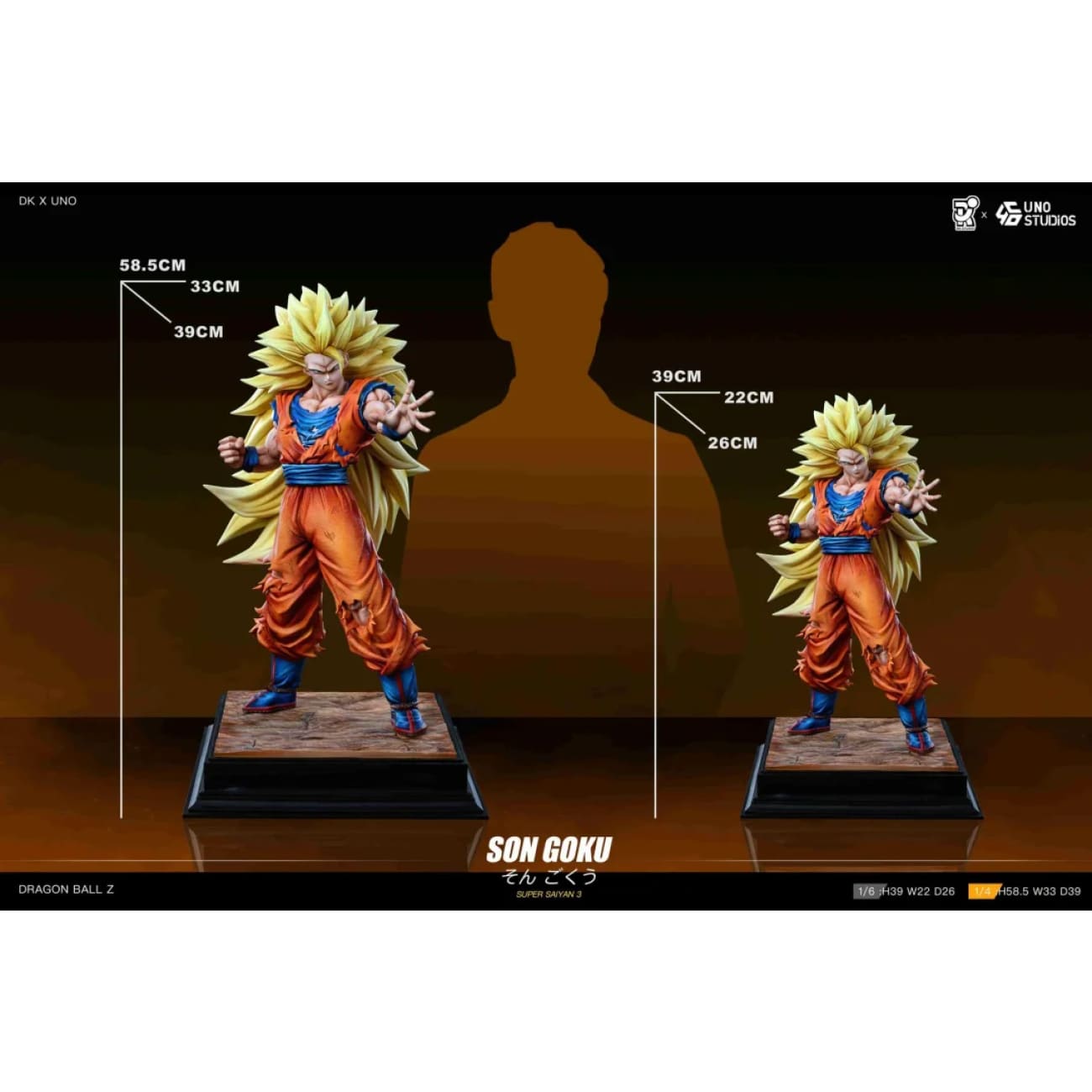 DK Studio x UNO Studio - Super Saiyan 3 Son Goku [2 Variants]