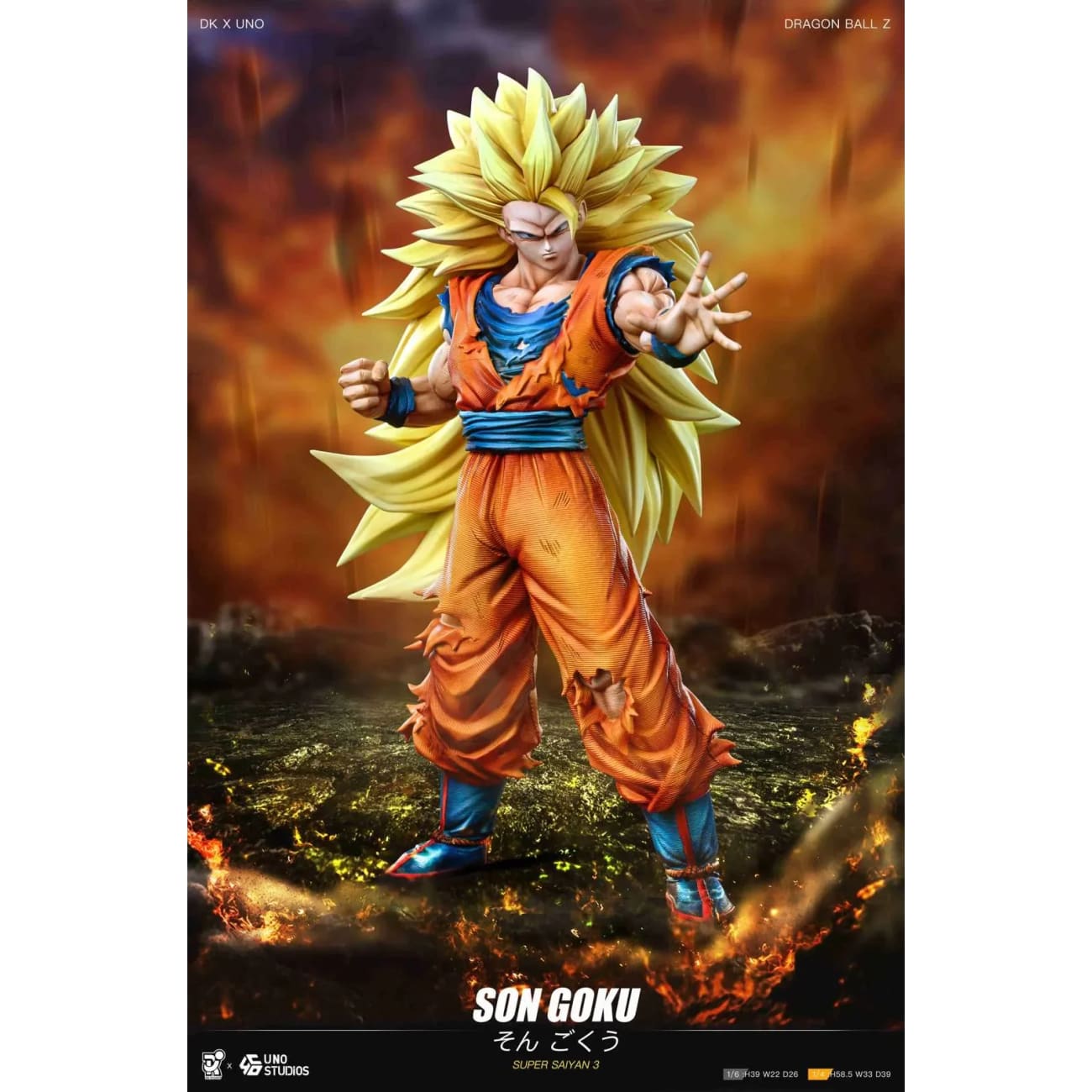 DK Studio x UNO Studio - Super Saiyan 3 Son Goku [2 Variants]