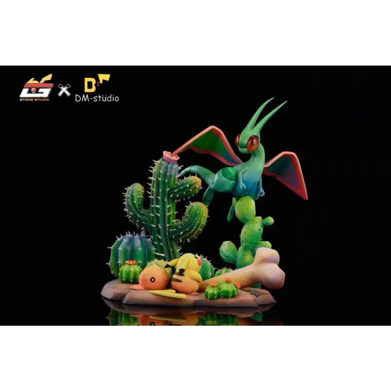 DM Studio X Stone Studio - Flygon, Trapinch & Pikachu