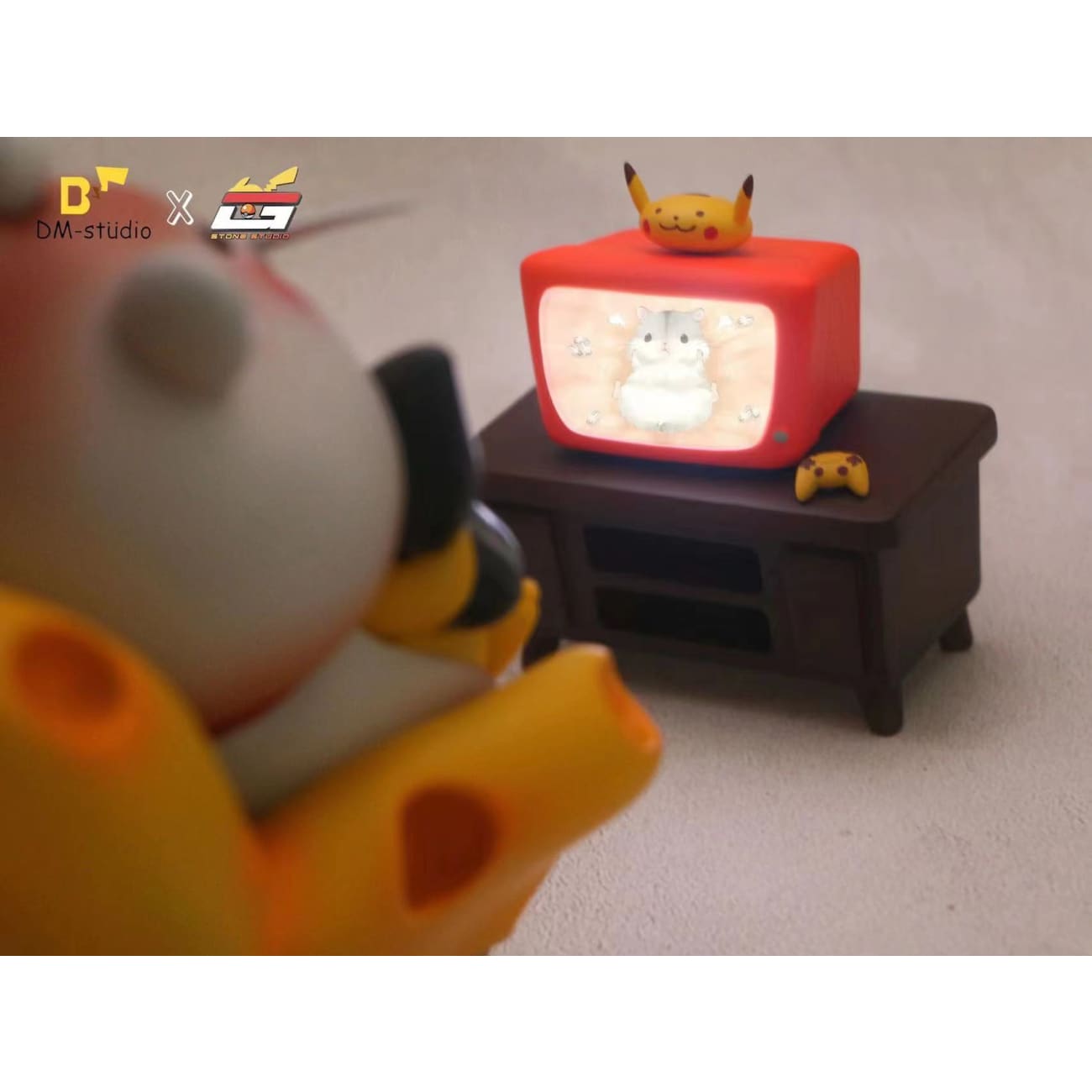 DM Studio X Stone Studio - Hamster Cosplay Pikachu [Gray / Brown]