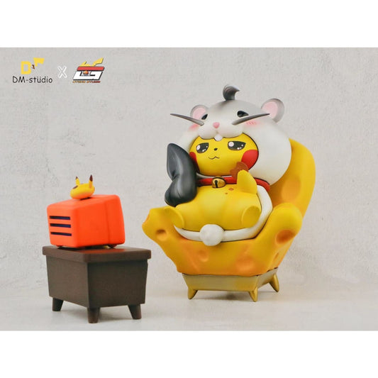 DM Studio X Stone Studio - Hamster Cosplay Pikachu [Gray / Brown]