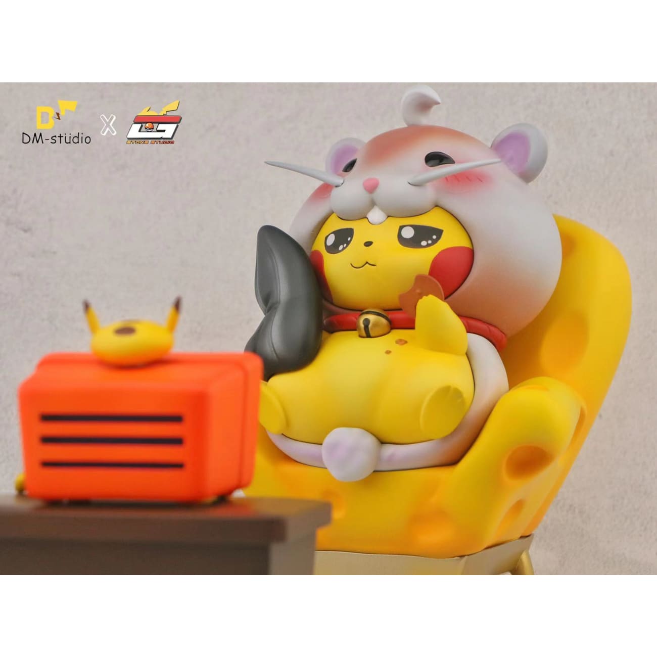 DM Studio X Stone Studio - Hamster Cosplay Pikachu [Gray / Brown]