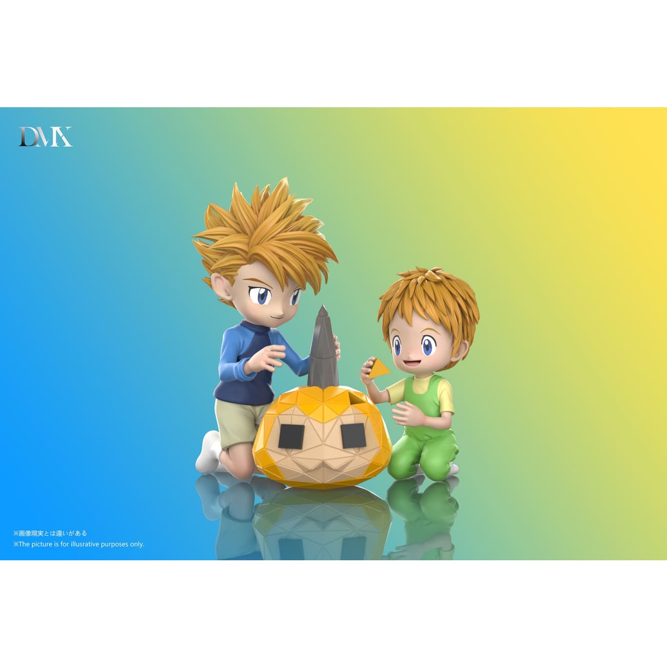 DMX Studio - Childhood Taichi & Hikari & Koromon Dolls Childhood Yamato & Takeru & Tunomon Building Blocks  [2 Variants]