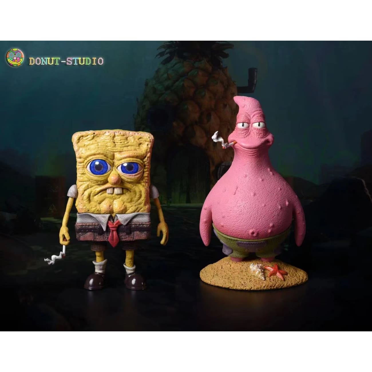Donut Studio - Sponge Bob / Patrick Star