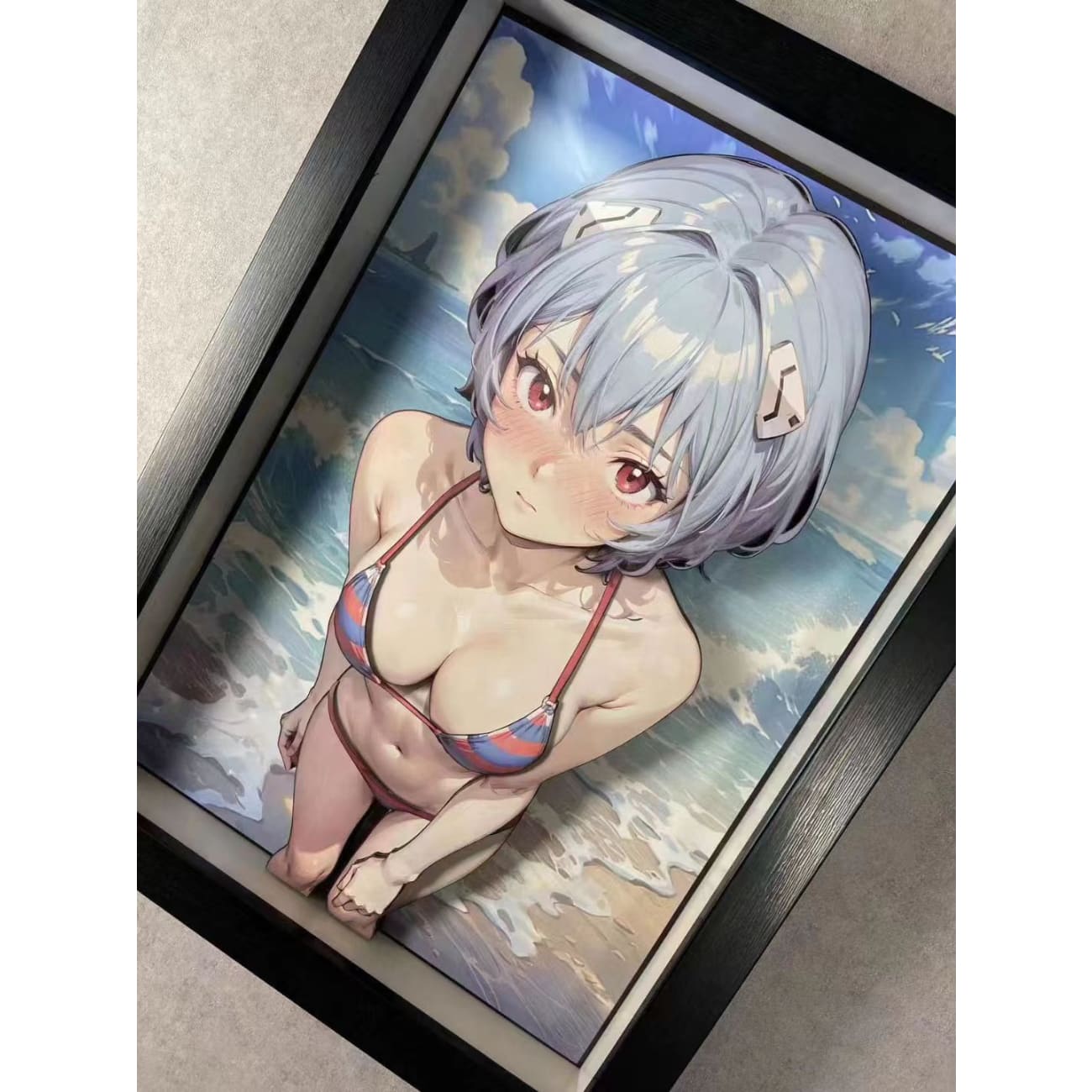 Dorobou Neko Studio - Ayanami Rei 3D Poster Frame [DSMG-049]