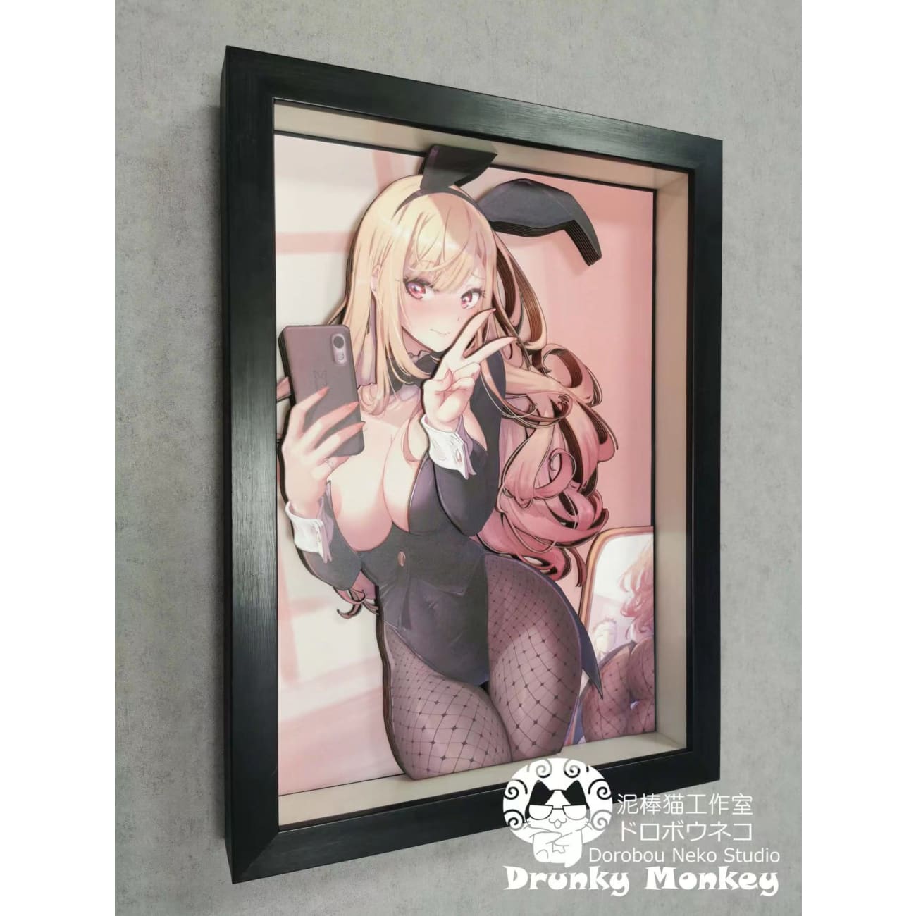 Dorobou Neko Studio - Bunny Girls Marin Kitagawa Cast Off 3D Poster Frame [DS020] 