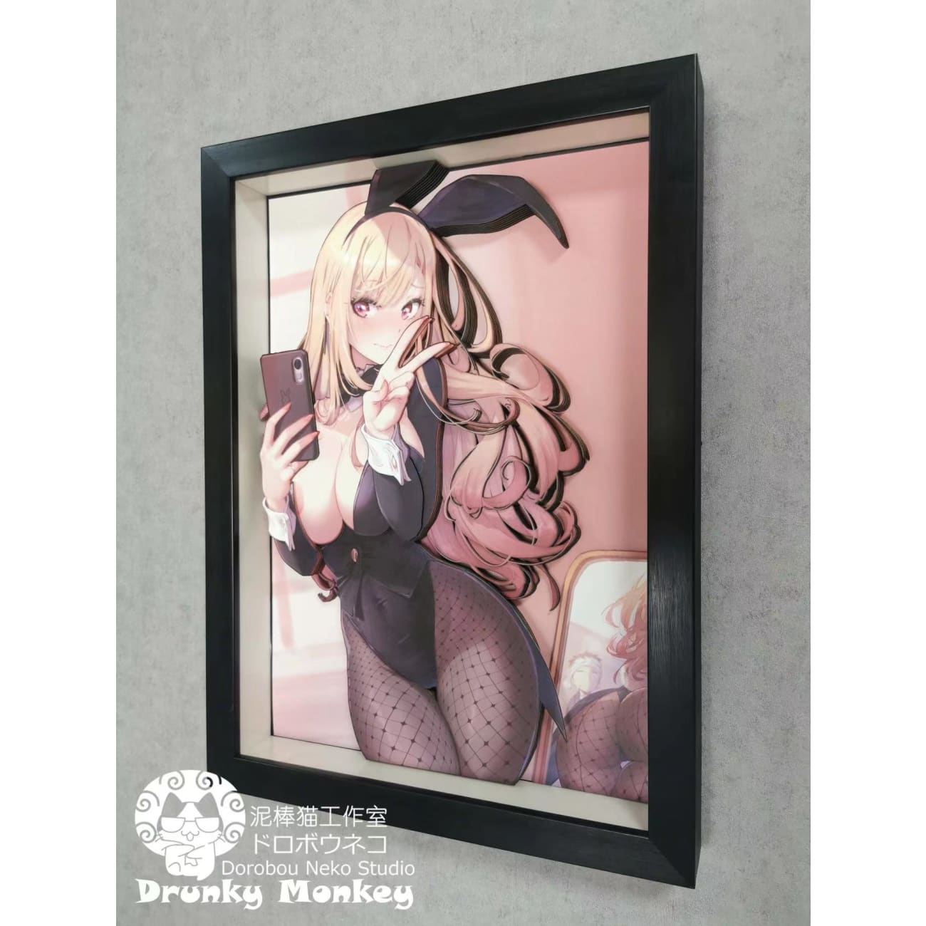 Dorobou Neko Studio - Bunny Girls Marin Kitagawa Cast Off 3D Poster Frame [DS020] 