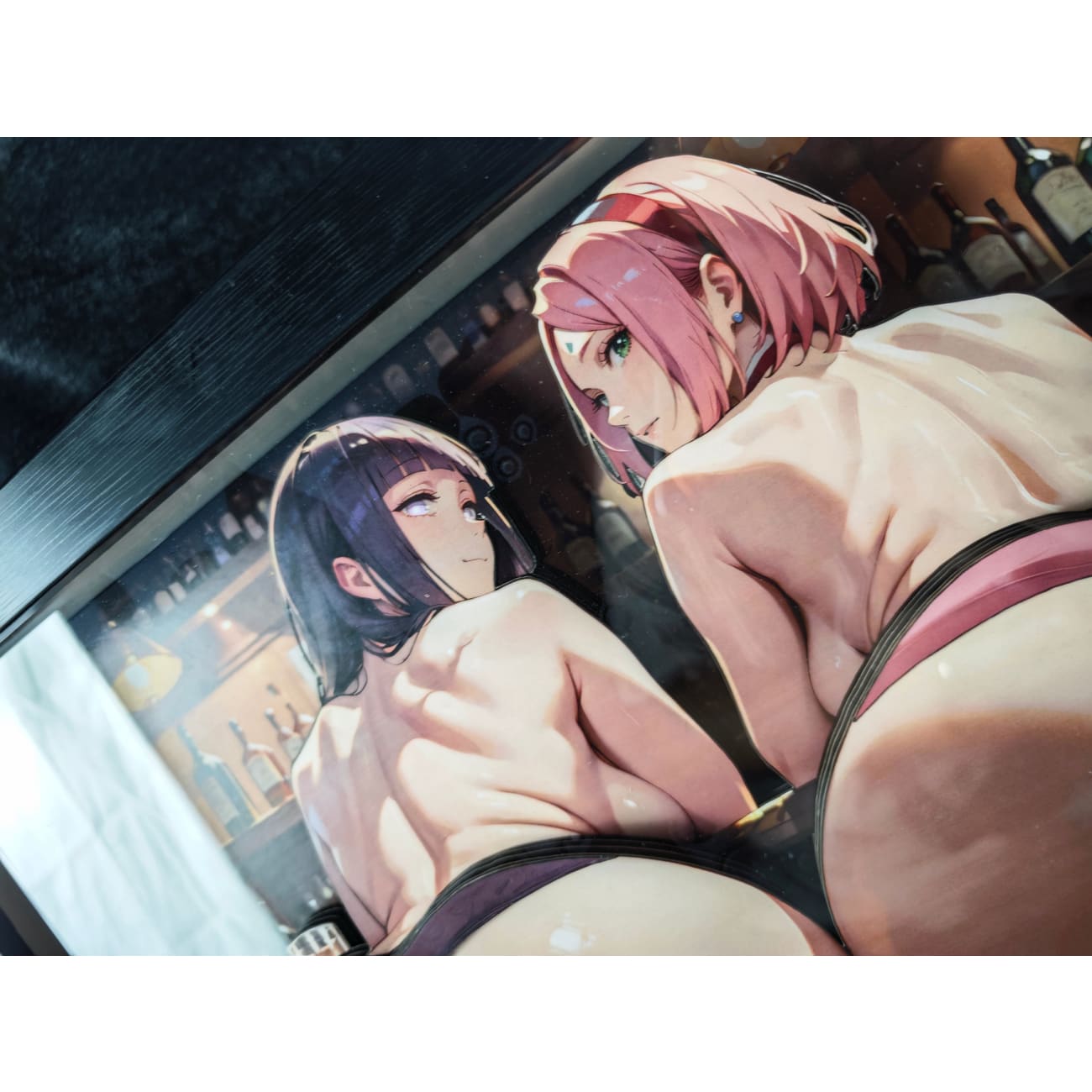 Dorobou Neko Studio - Hinata Hyuga & Sakura Haruno 3D Poster Frame [DSMP-011]