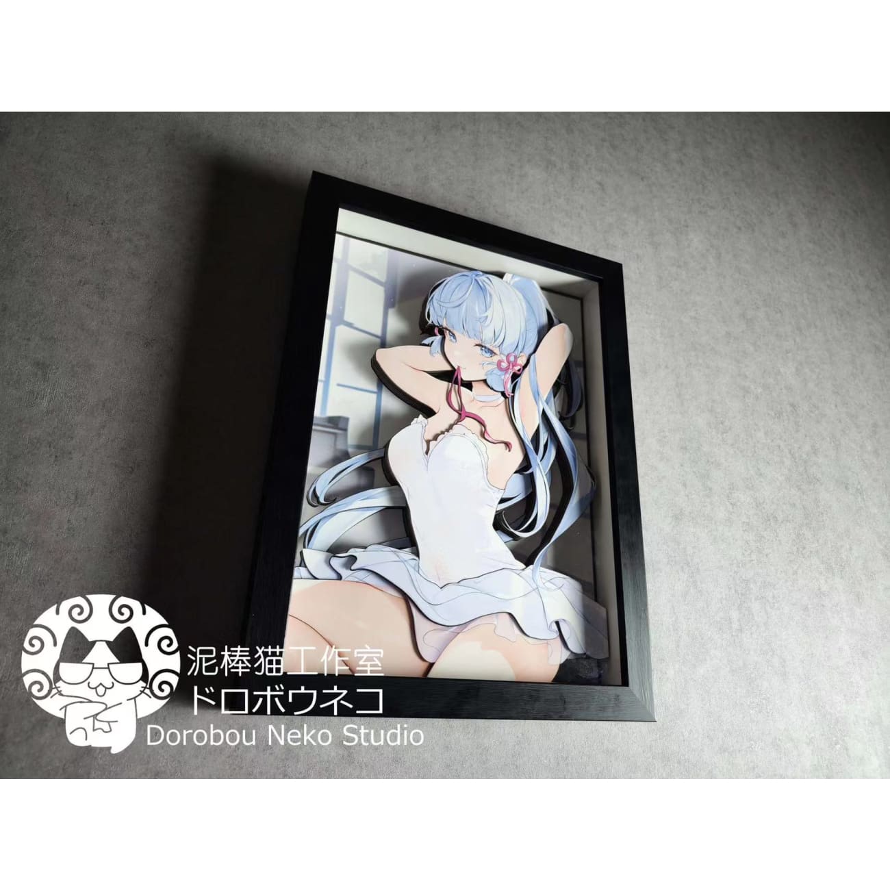 Dorobou Neko Studio - Kamisato Ayaka 3D Cast Off Poster Frame [DSRL-012]