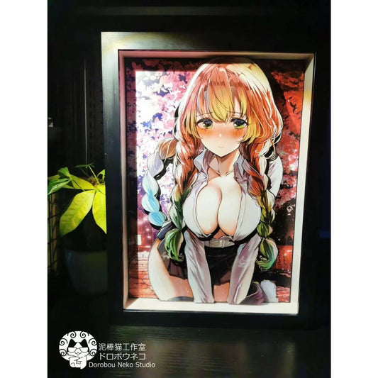 Dorobou Neko Studio - Kanroji Mitsuri 3D Poster Frame